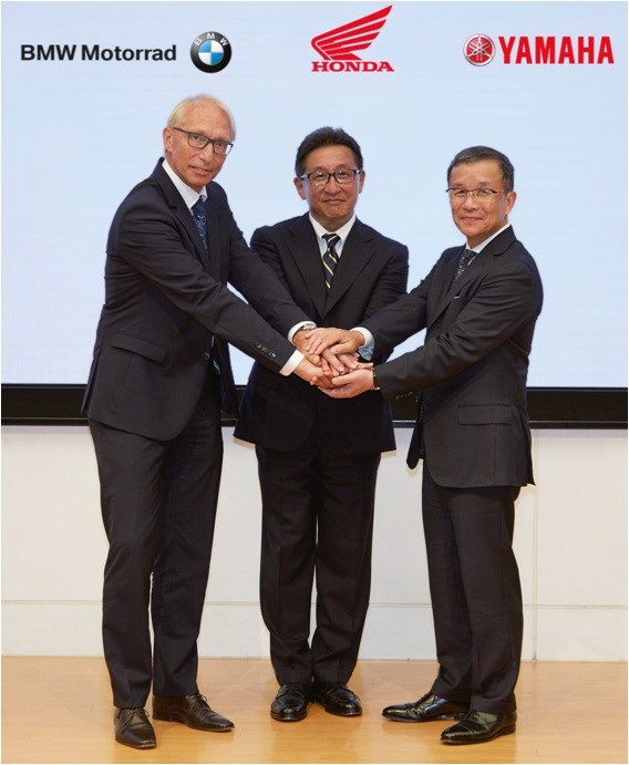 BMW Motorrad, Honda and Yamaha cooperate to further increase safety of powered two-wheelers